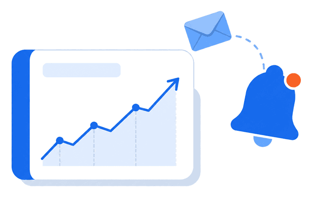 Lead saved to the dashboard with an email alert notification
